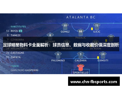 足球明星物料卡全面解析：球员信息、数据与收藏价值深度剖析
